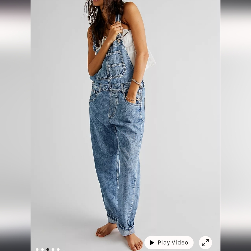 Free People We The Free Ziggy Denim Overalls